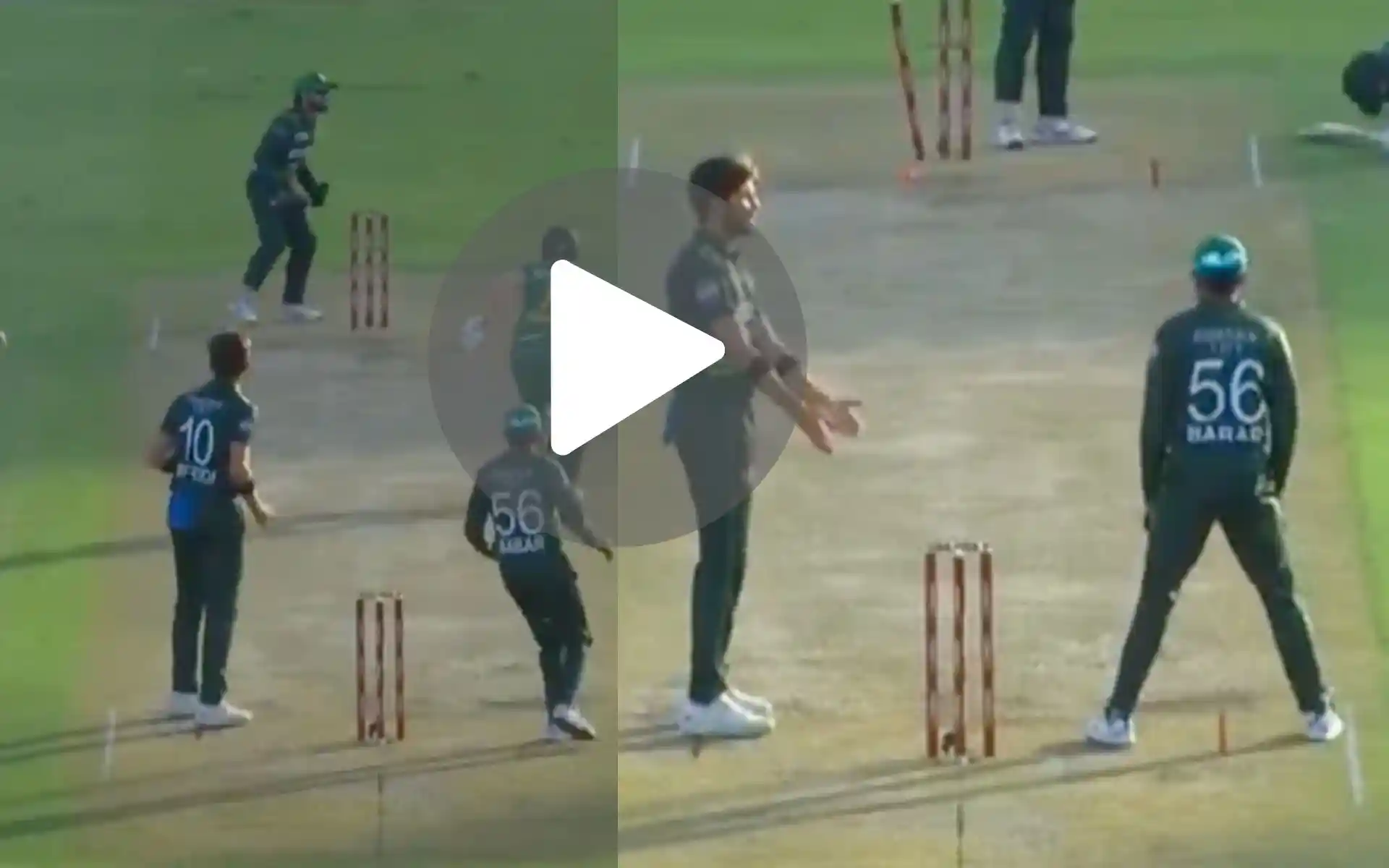 [Watch] Frustrated Shaheen Afridi Shows Angry Gesture Towards Teammate In 2nd ODI